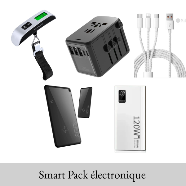 Smart Pack Électronique – Le kit de voyage tout-en-un pour rester connecté et organisé