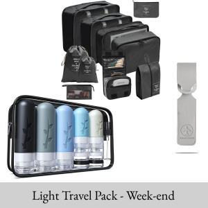 Light Travel Pack (Week-end) – Organisez vos bagages facilement