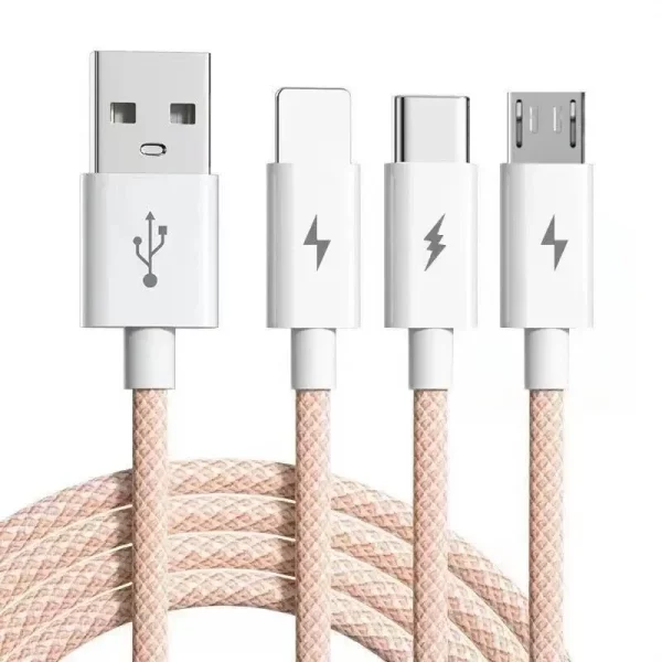 Câble 3-en-1 66W – Recharge ultra-rapide & synchronisation pour tous vos appareils – Image 8