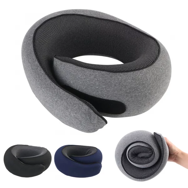 Oreiller de voyage en mousse à mémoire – Confort absolu & soutien cervical partout où vous allez – Image 2