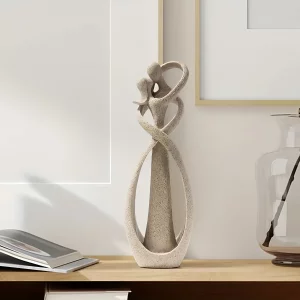 Sculpture Abstraite "L'Étreinte"