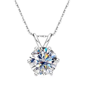 Collier Pendentif Moissanite